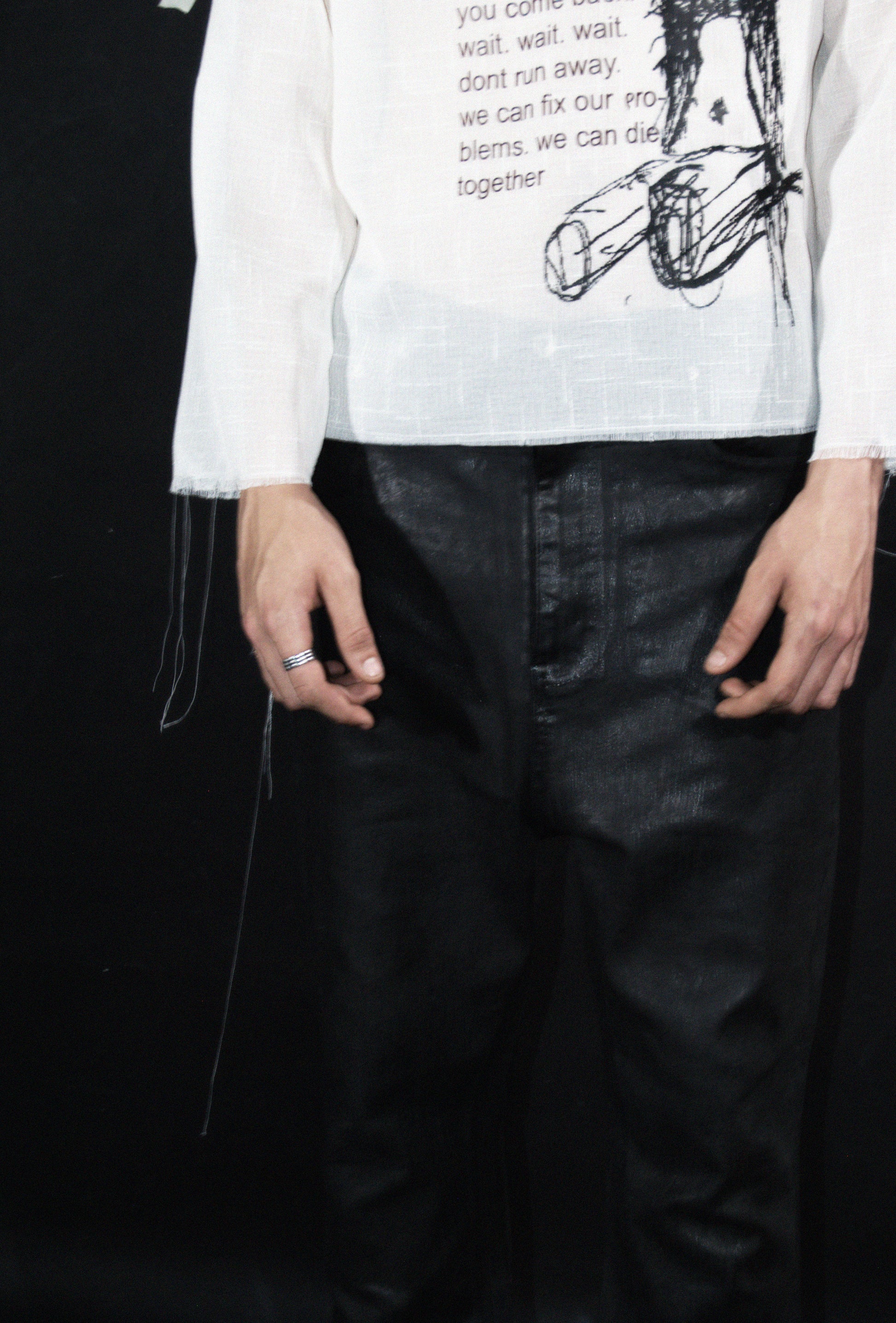 "WAIT" LONGSLEEVE