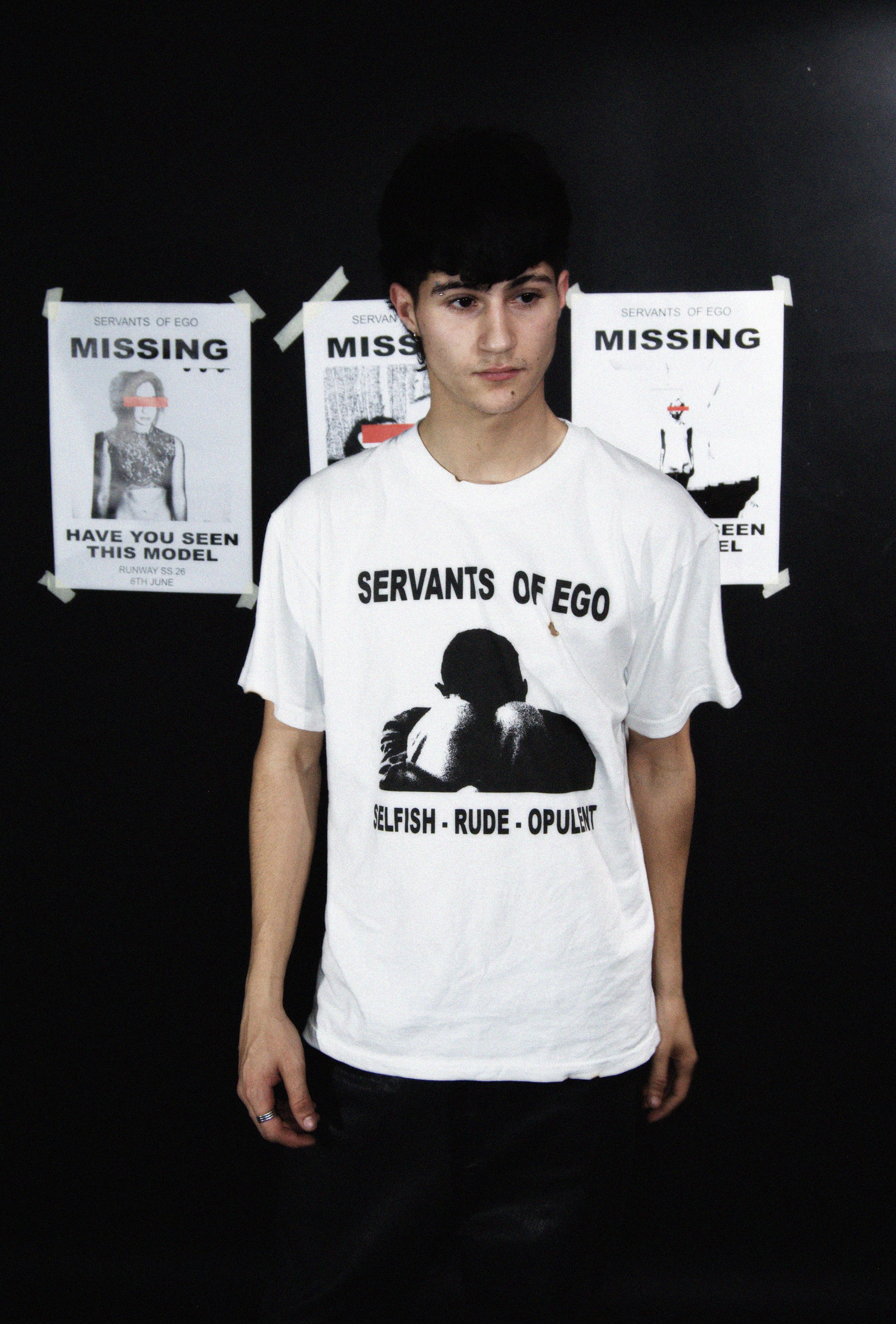 "RUDE" TEE
