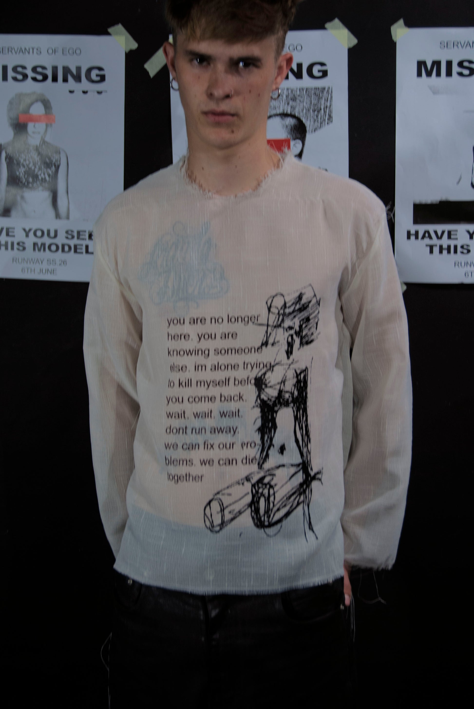 "WAIT" LONGSLEEVE