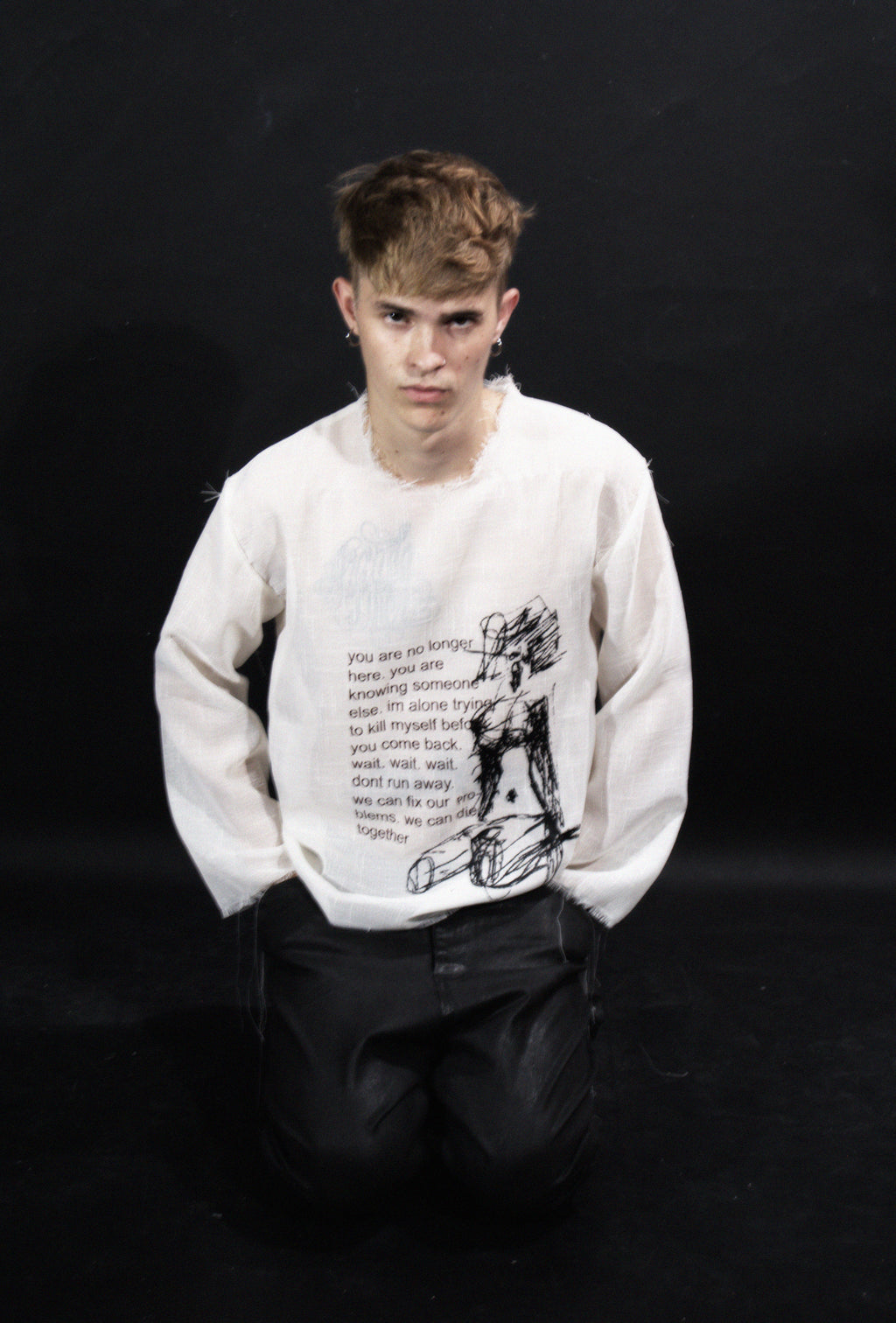 "WAIT" LONGSLEEVE