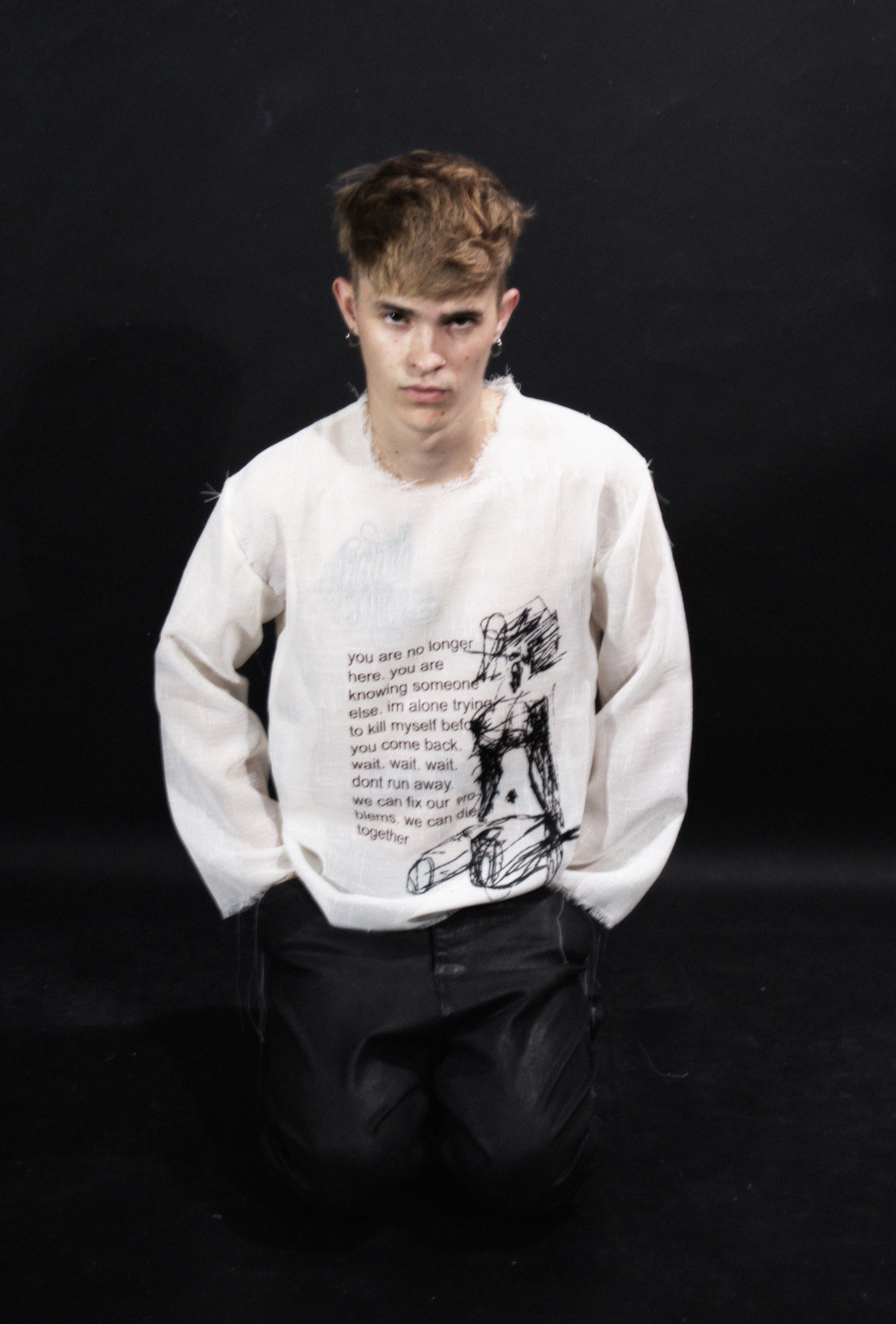 "WAIT" LONGSLEEVE