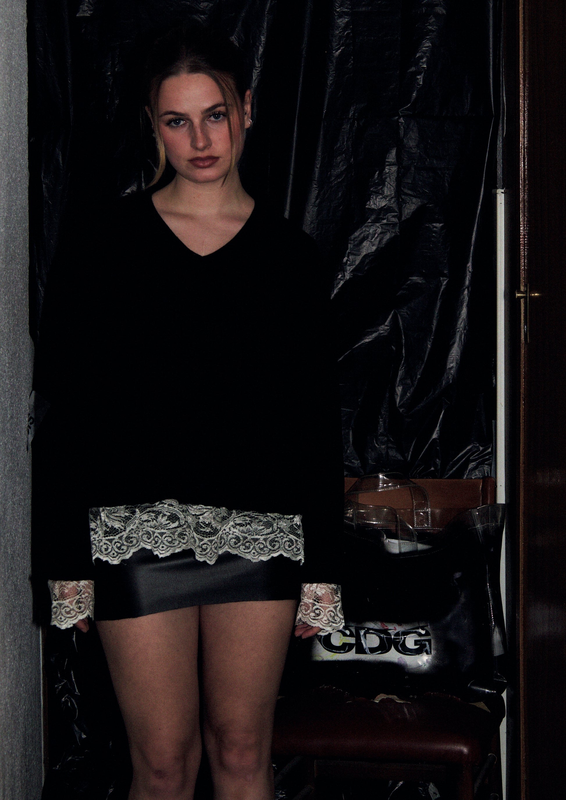 "LACE" KNIT